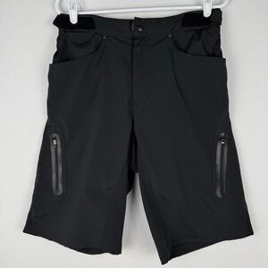 Zoic Ether Mountain Bike Shorts Mens M Padded Liner MTB Cycling Zipper Cargo